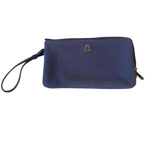 Lululemon Navy Wristlet Pouch